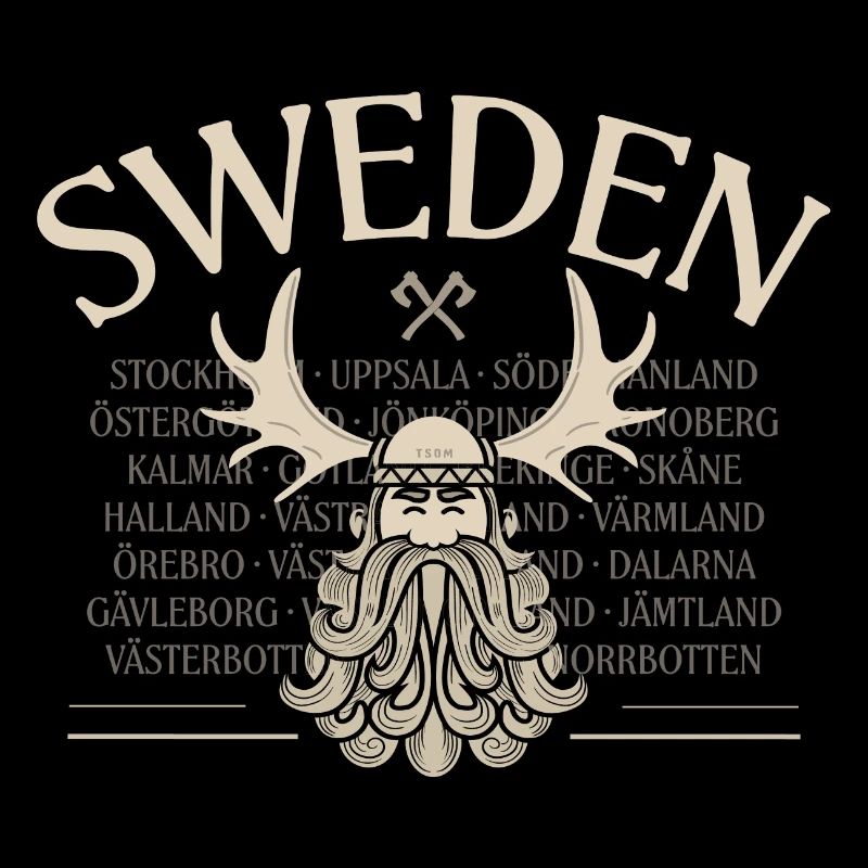 Suède - Barbe de Viking - Mousses