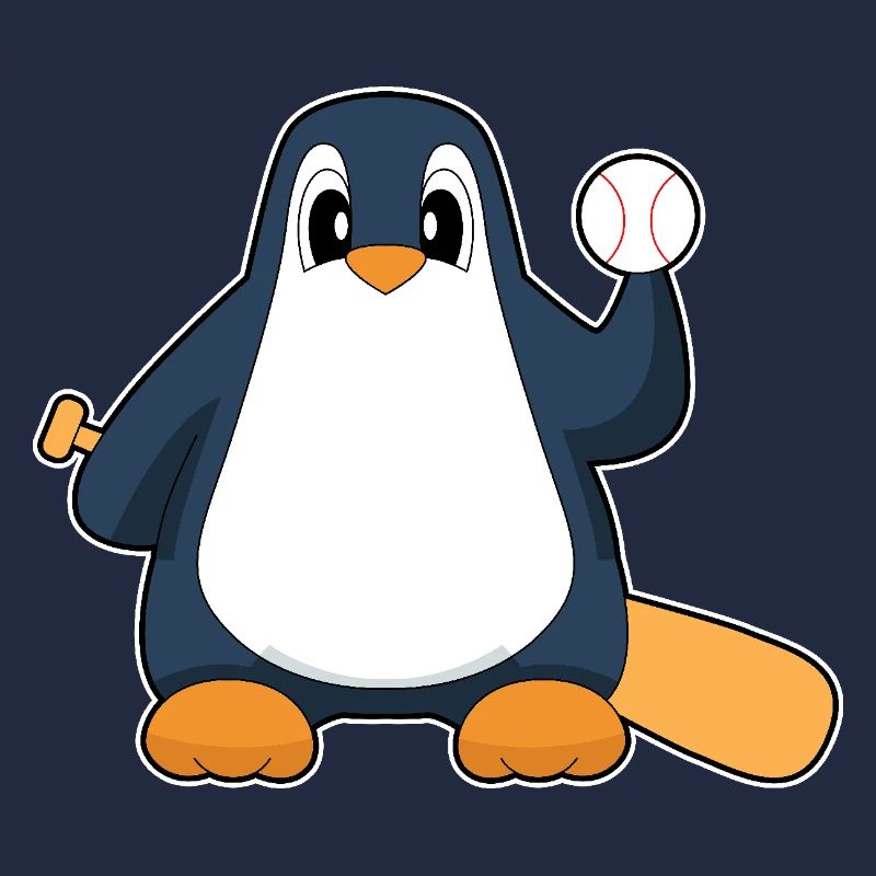 Penguin Baseball Batte de Baseball