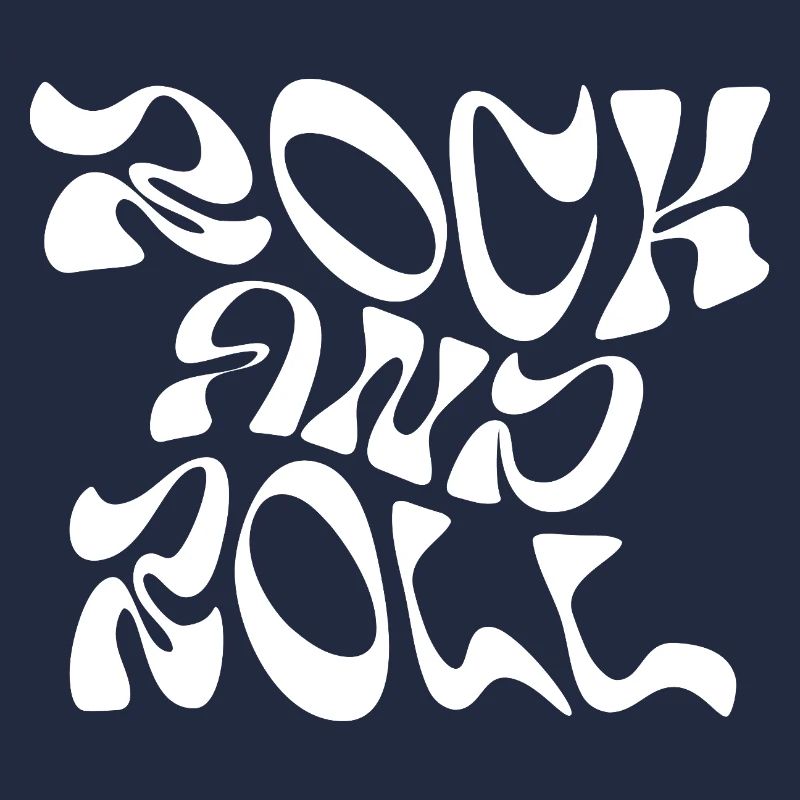 Rock and Roll Typography Design