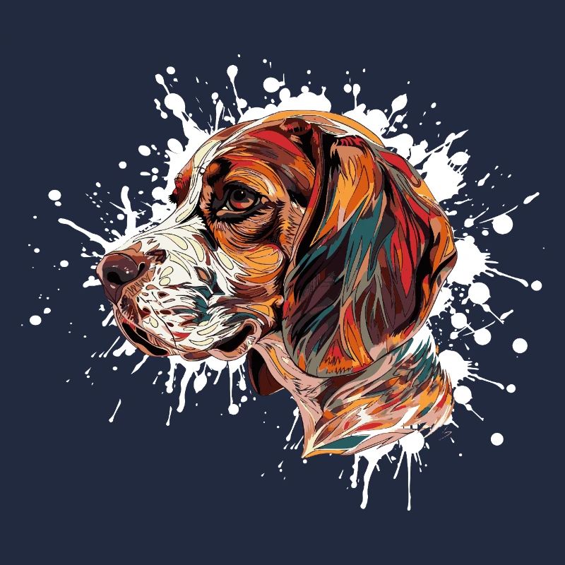 Explosion de couleurs Beagle