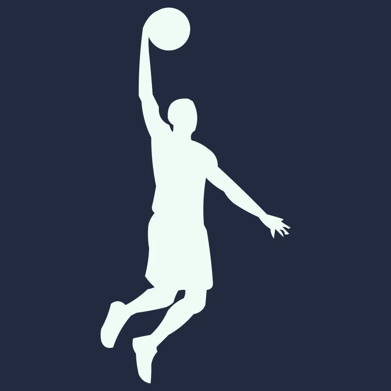 Silhouette de basket Dunning