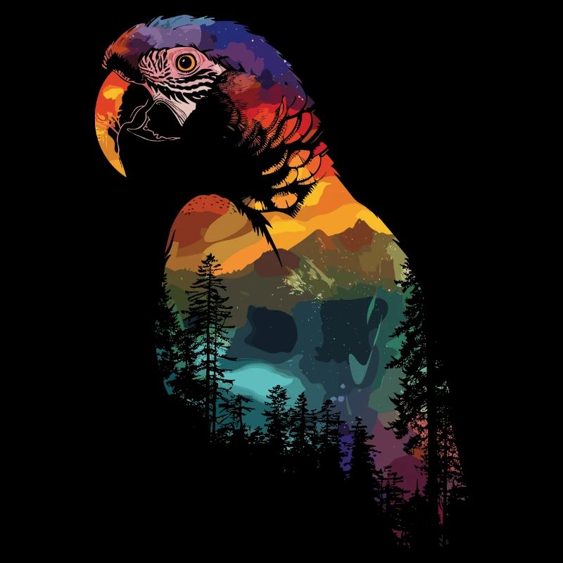 Parrot Bird Macaw Wilderness