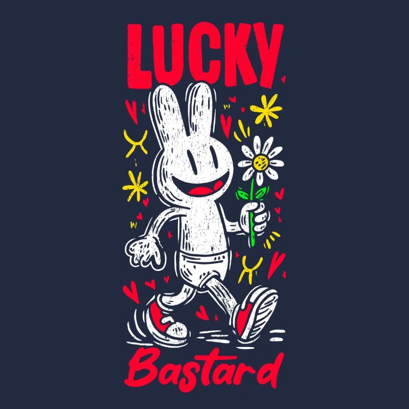 Pop Art de lapin avec fleur
