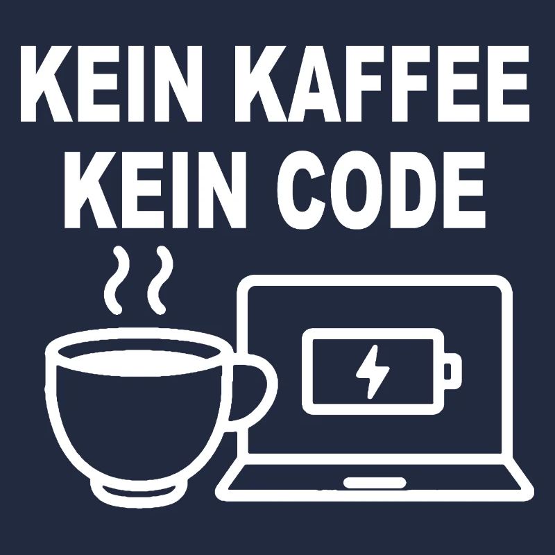 Kein Kaffee Kein Code - Conception de programmeur amusant