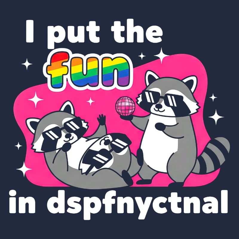 Disco Raccoons: Rainbow Fun