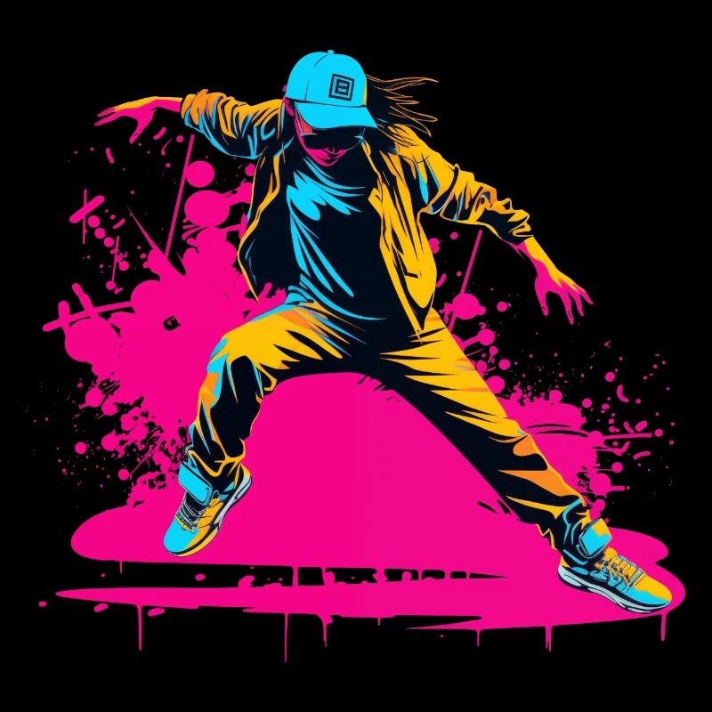 90er Jahre Breakdancer