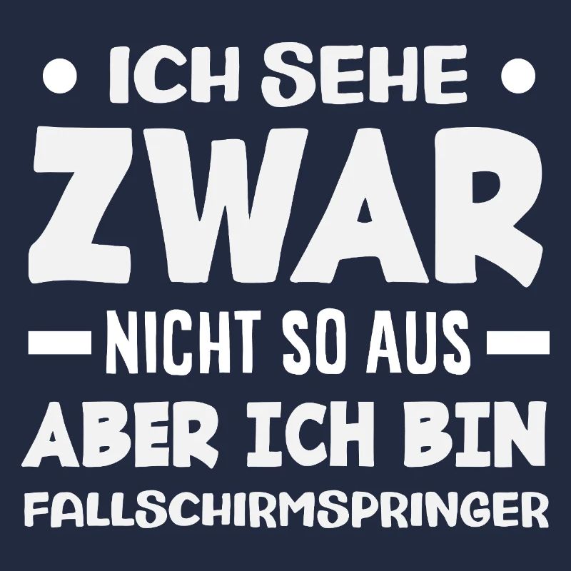 Lustiger Fallschirmspringer Adrenalinjunkie Spruch