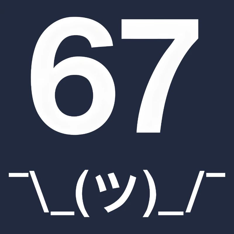 Six Seven 67 Meme Humor Gift Idea Funny