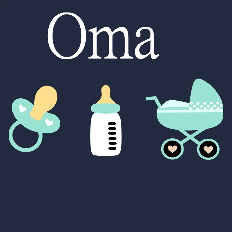 Oma 2023 Geburt Junge Vorlage personalisierbar