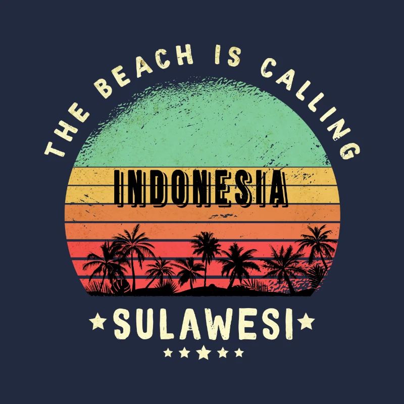 conception de plage sulawesi indonésie