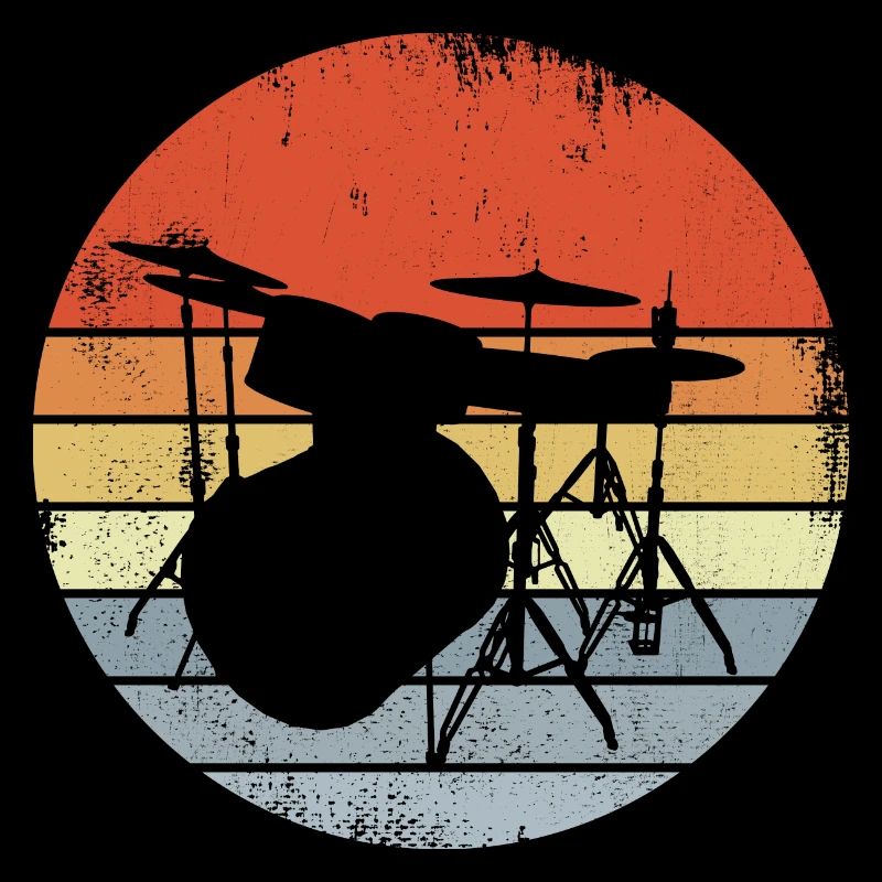 Vintage Drums Sketch