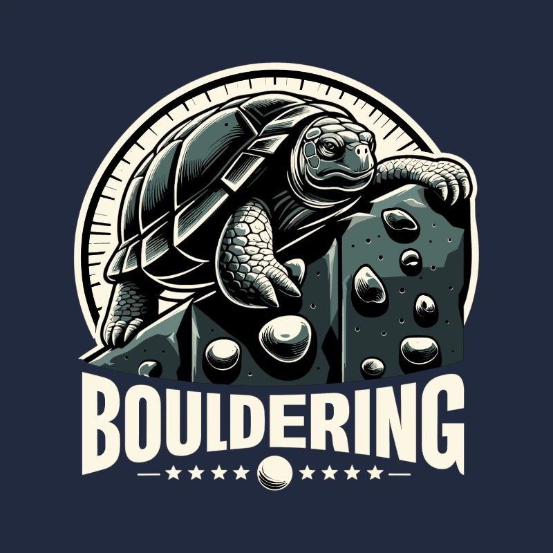 Bouldern Schildkröte Klettern Geschenk
