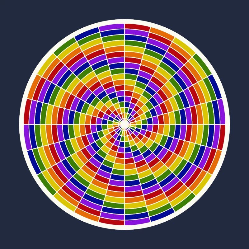 Conception d’art en spirale colorée