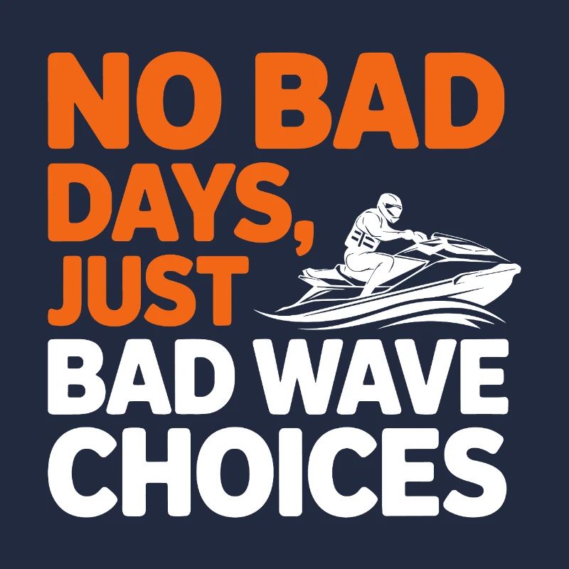 Funny Jetski Bad Wave Choices 
