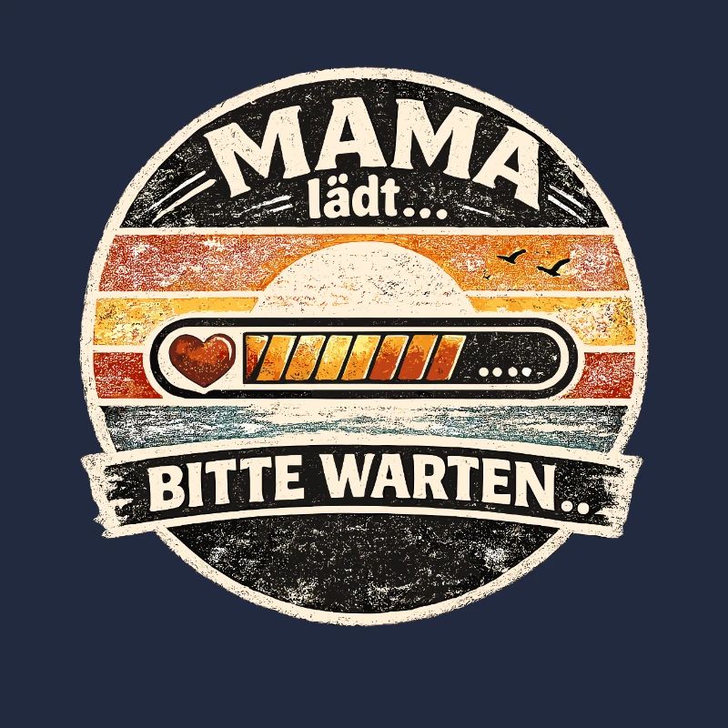 Mama lädt... Bitte warten Retro