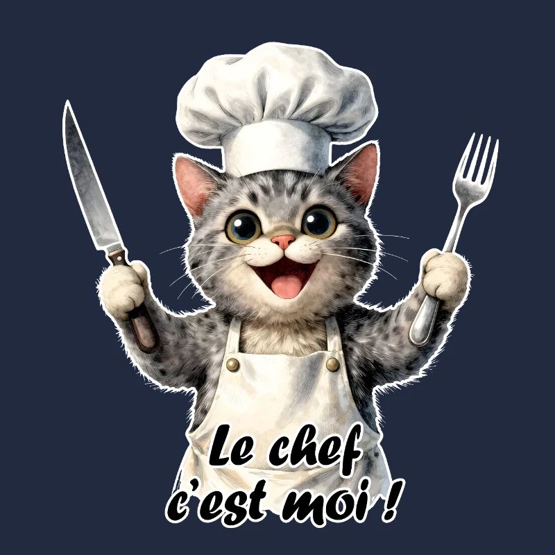 Chat chef de cuisine : je suis le chef