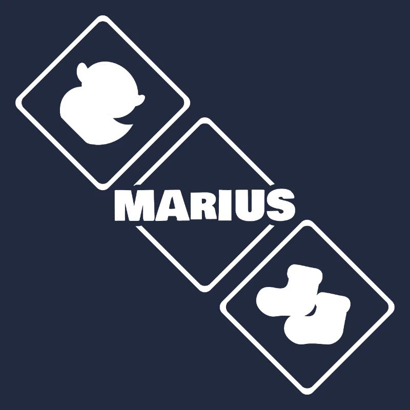Oiseau avec le logo Marius Diamant