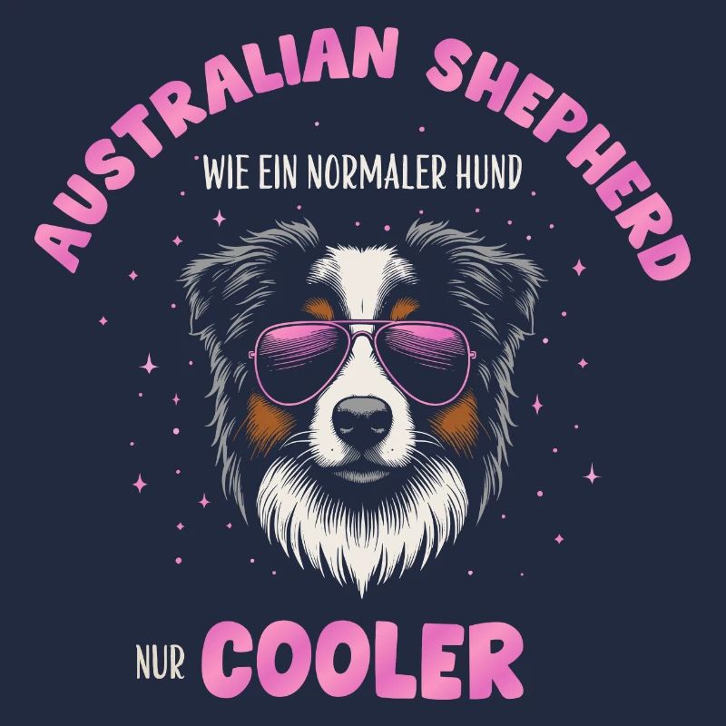 Aussie - comme un chien normal, mais rose plus froid