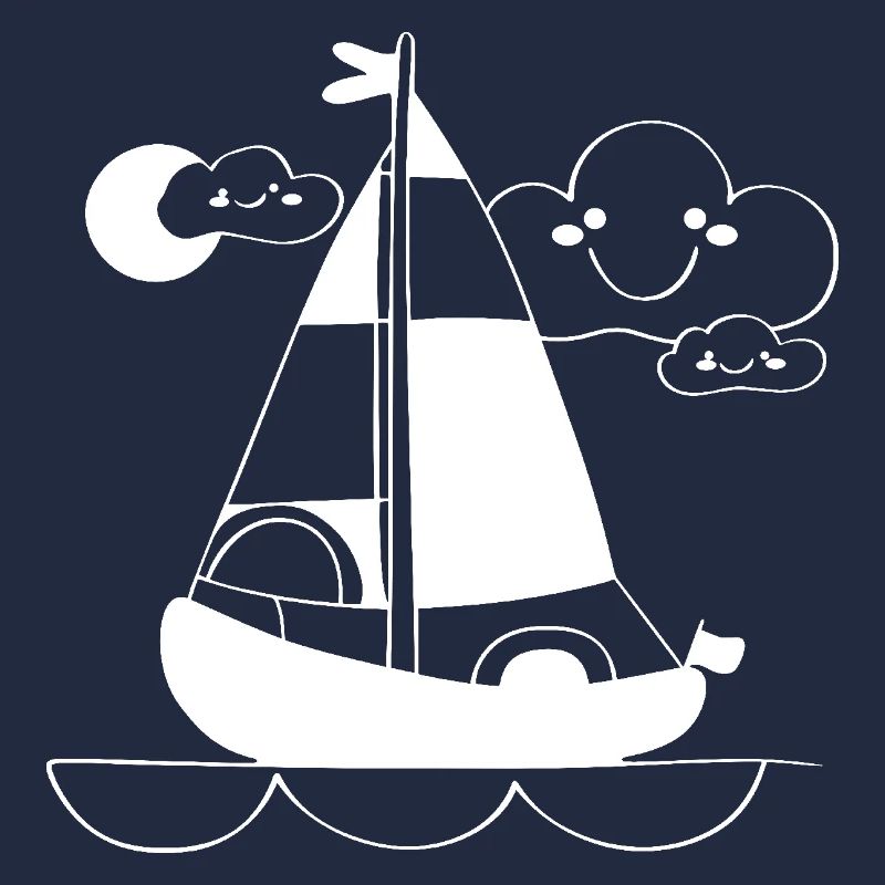 Cartoon Sailing