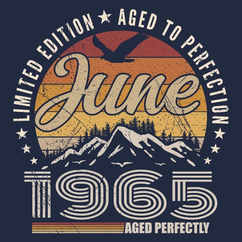 Juni 1965 Geschenk 60. Jahrestag Juni 1965 Retro