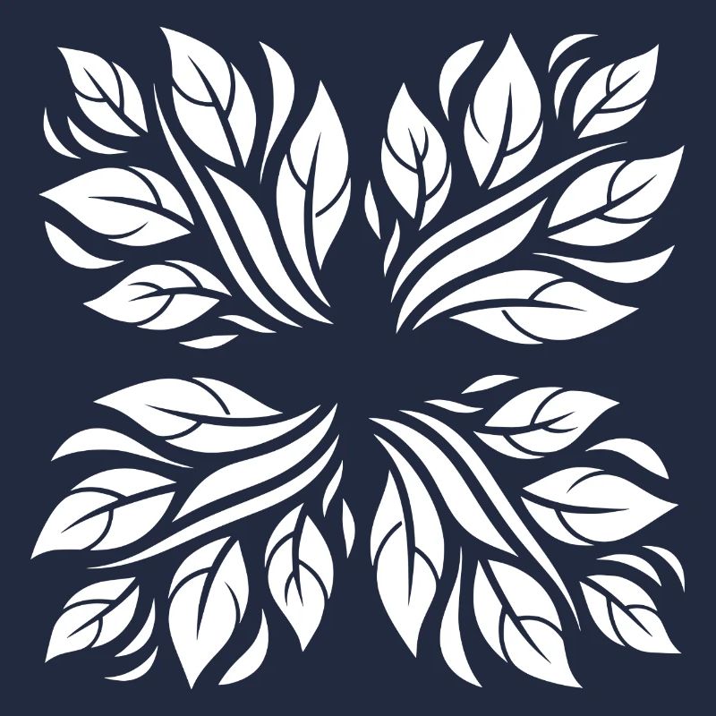 Leaves botanical pattern