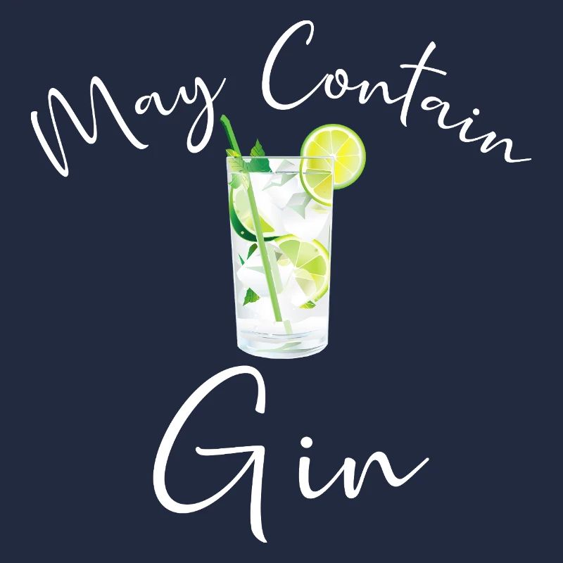 Gin Drinker Bartender MAY CONTAIN GIN SAYING
