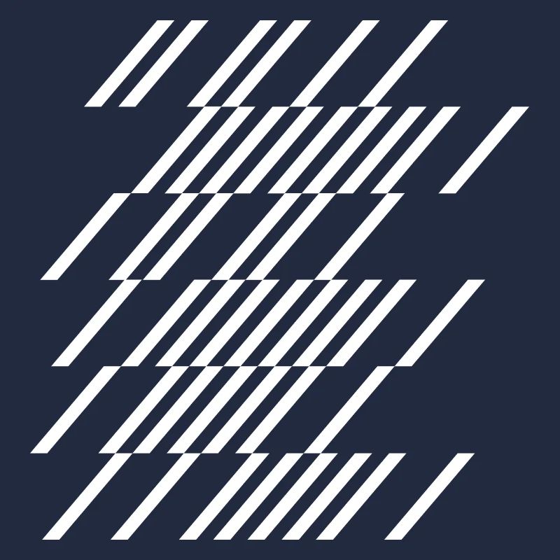 Diagonal Stripe Geom Pattern