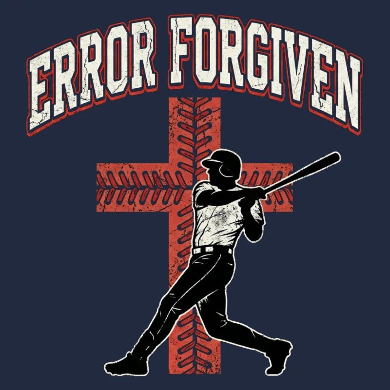 Error Forgiven Christian Baseball Faith Jesus