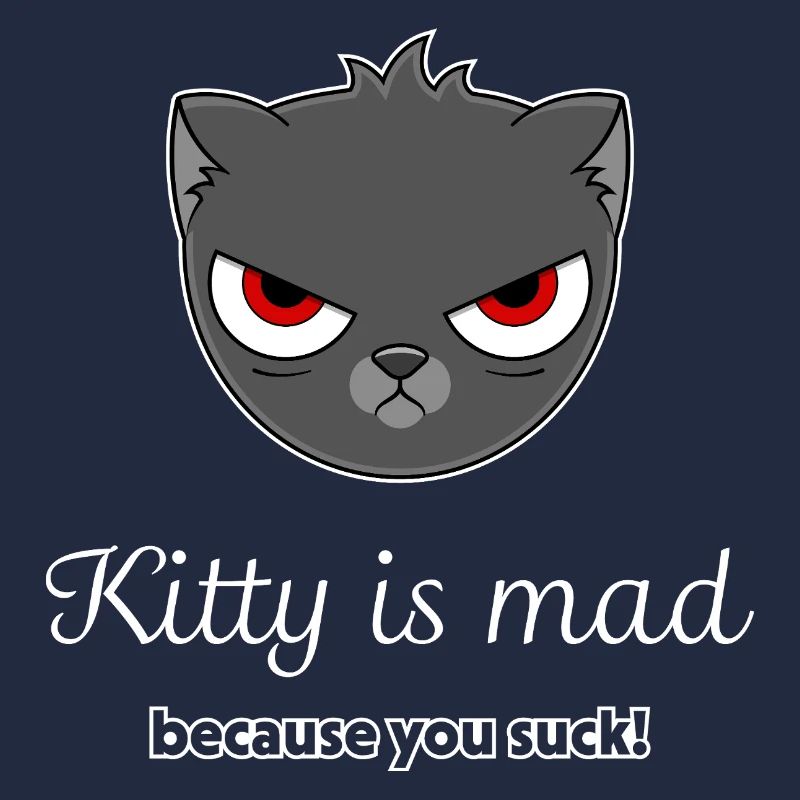 offended cat
