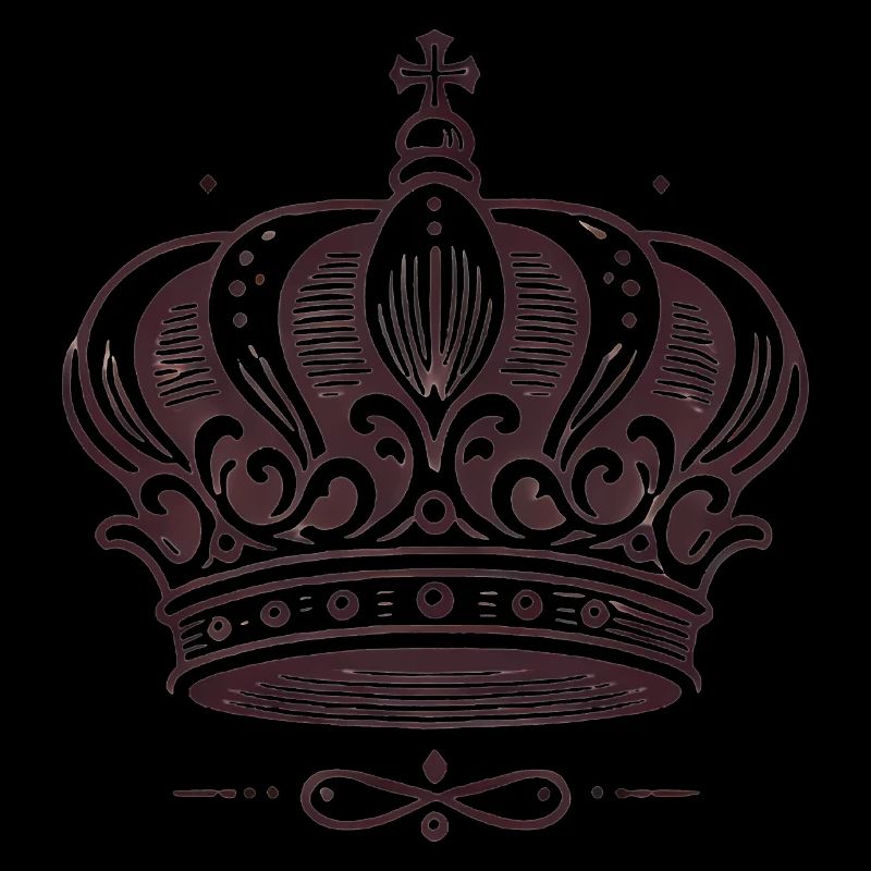 Conception de la couronne du Christ est roi