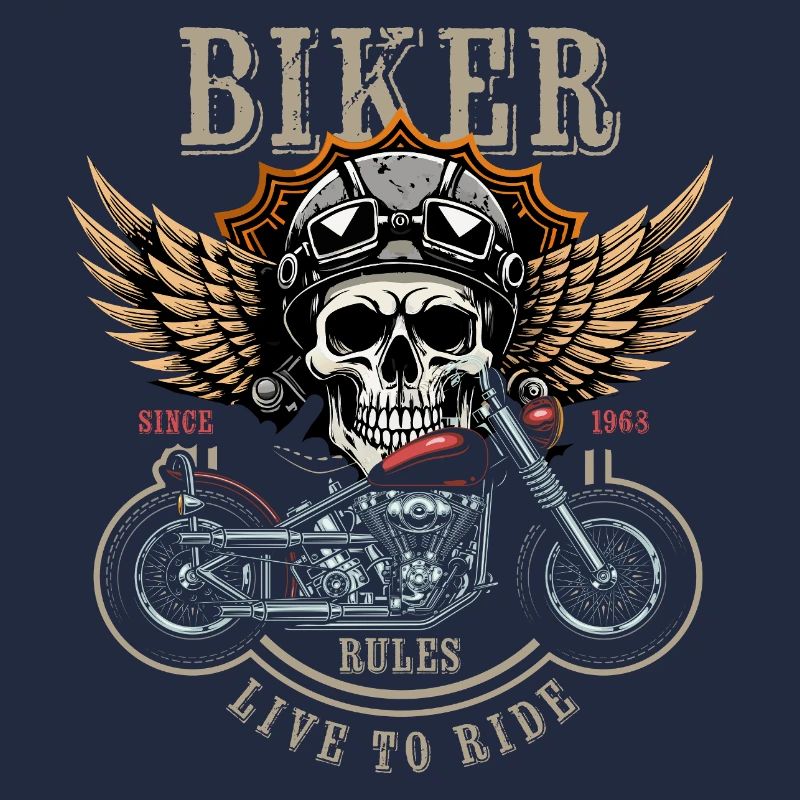 Biker Rules - Since 1968 - Live to Ride