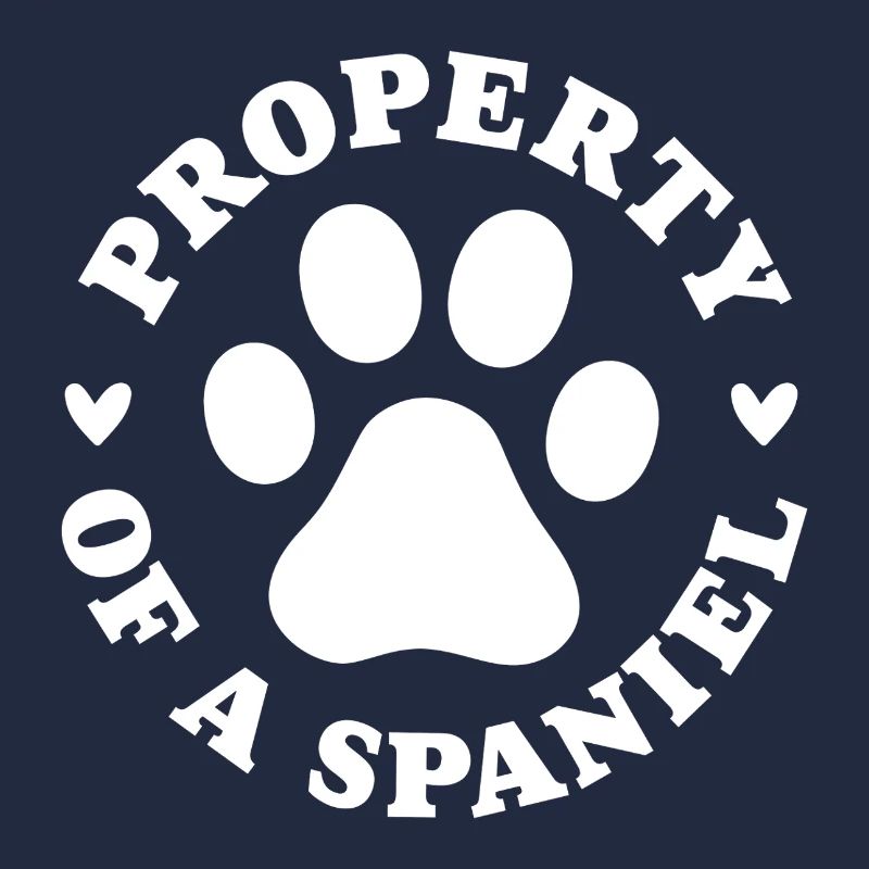 Eigentum eines Spaniels