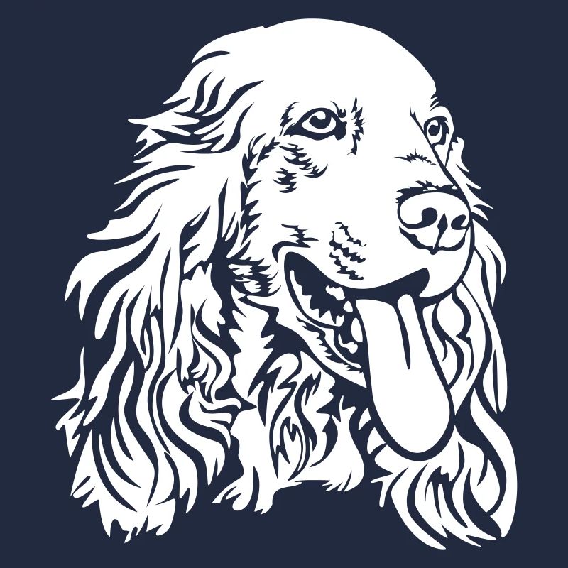 Cocker Spaniel Kopf "Black Edition"