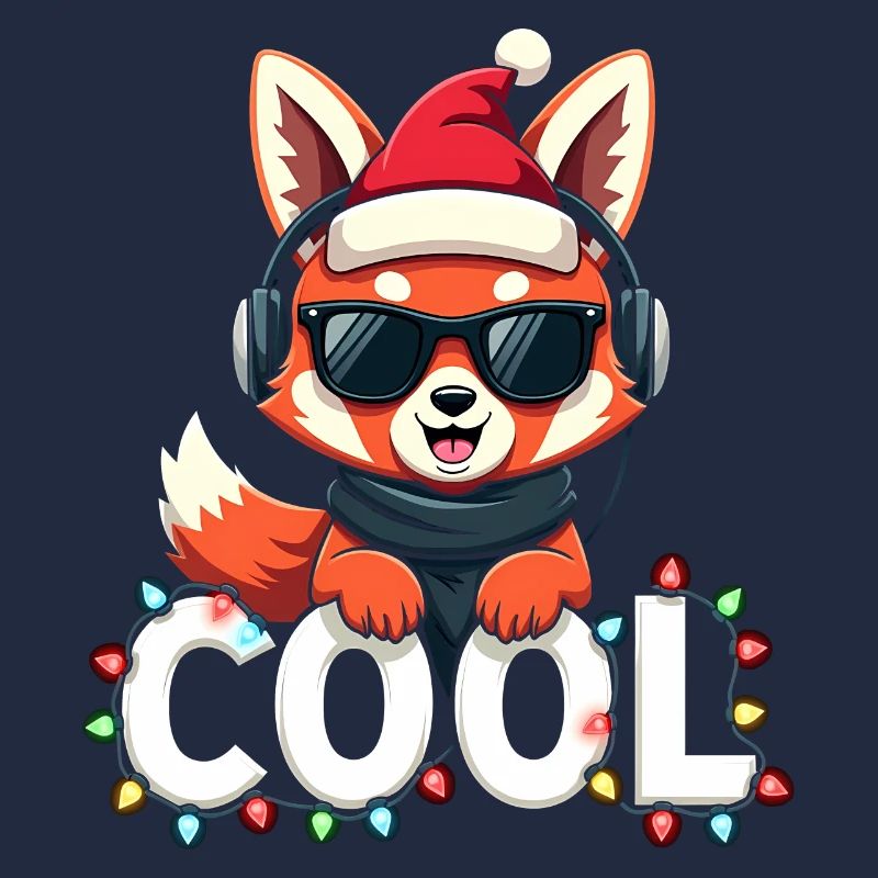 Cool Red Panda - Christmas Party