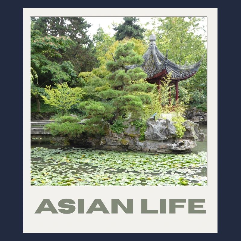 Asiatischer Gartensee Zen