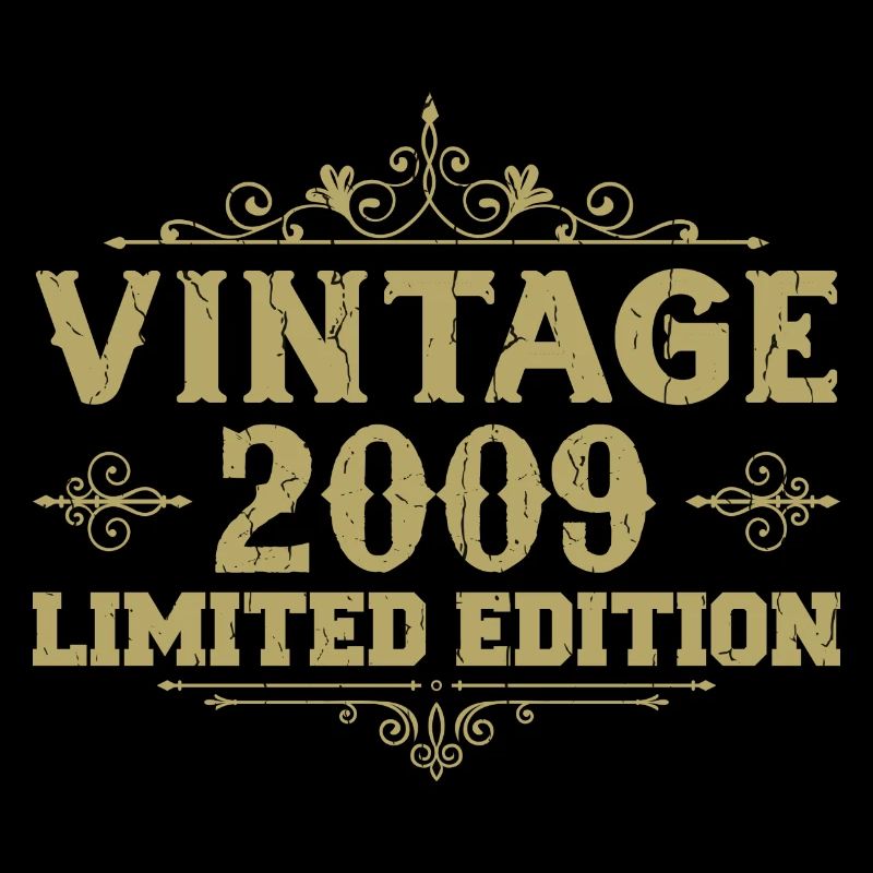 2009 Jahrgang Vintage Geburtstag Geschenk 2009