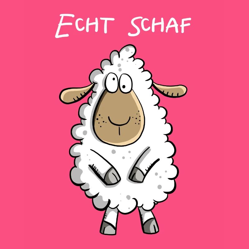 Echt Schaf I Cooles Schäfchen Comic Geschenk Fun