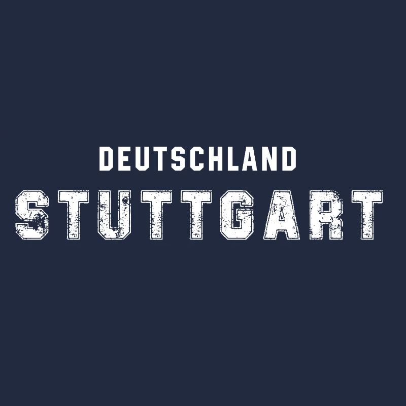 Allemagne Stuttgart - Conception de texte urbain