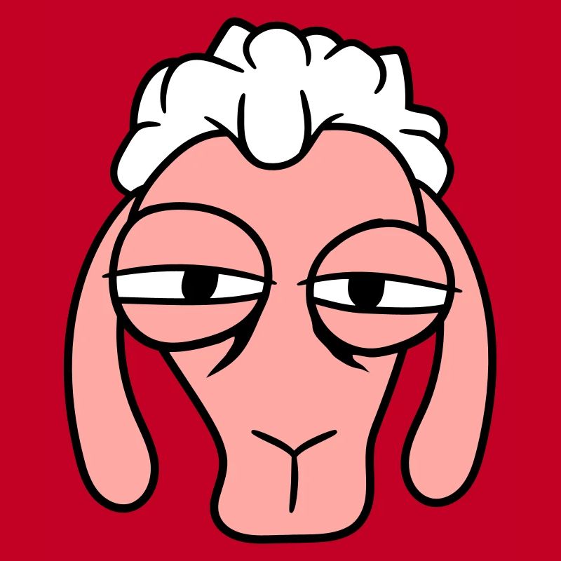 Sheep Skeptical Critical Look Face Head Cool