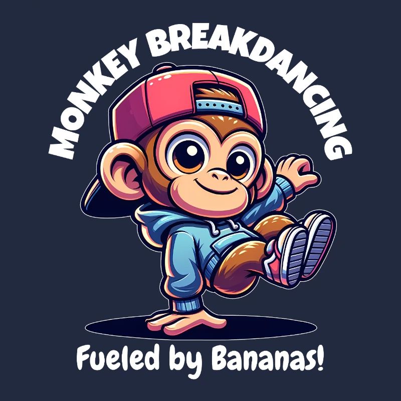 Affen-Breakdancer
