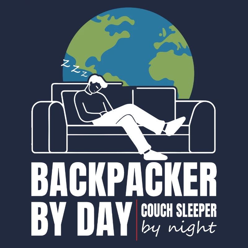 Backpacker le jour Couch Sleeper la nuit