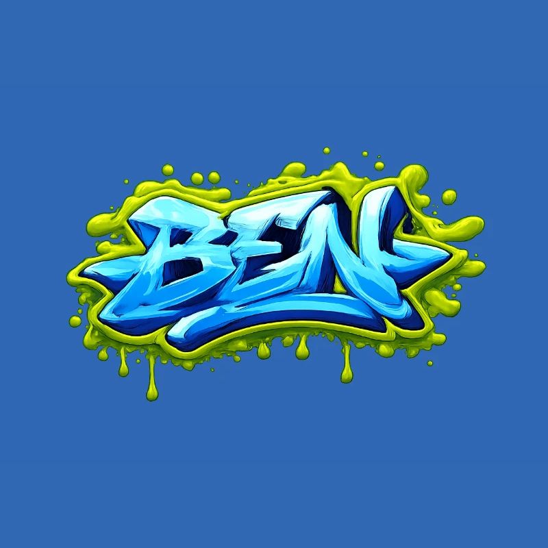 Graffiti BEN Name Gift Ideal Printable on t-