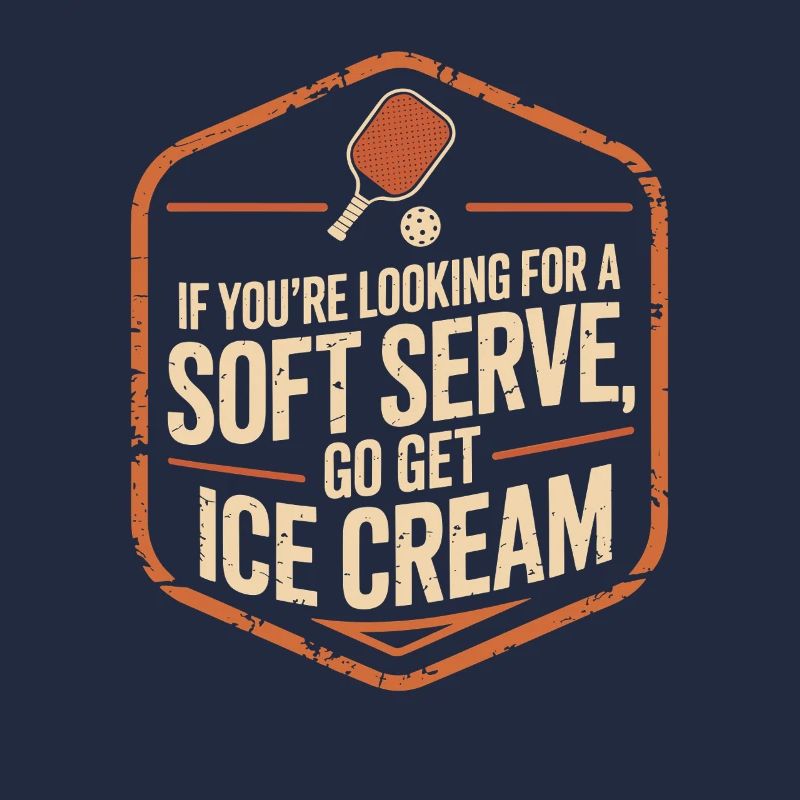 Pickleball Spieler Looking For Soft Serve Dinking