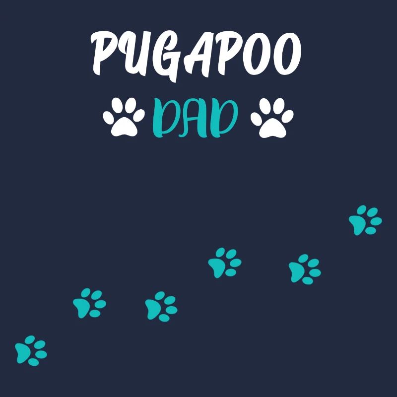 Pugapoo Dad - Pudel Mops Mix