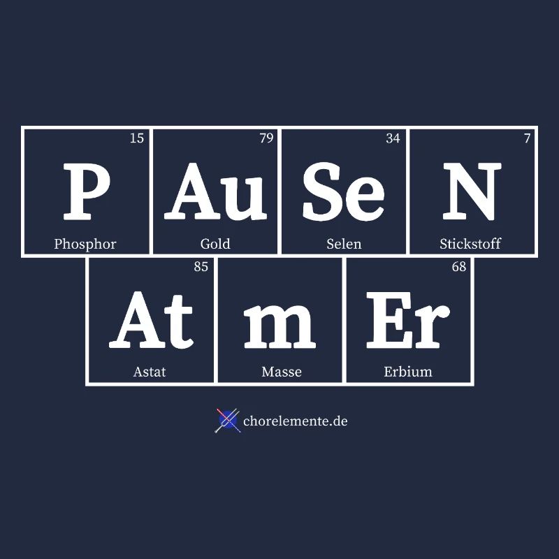 Pausen Atmer (dunkle Stoffe)