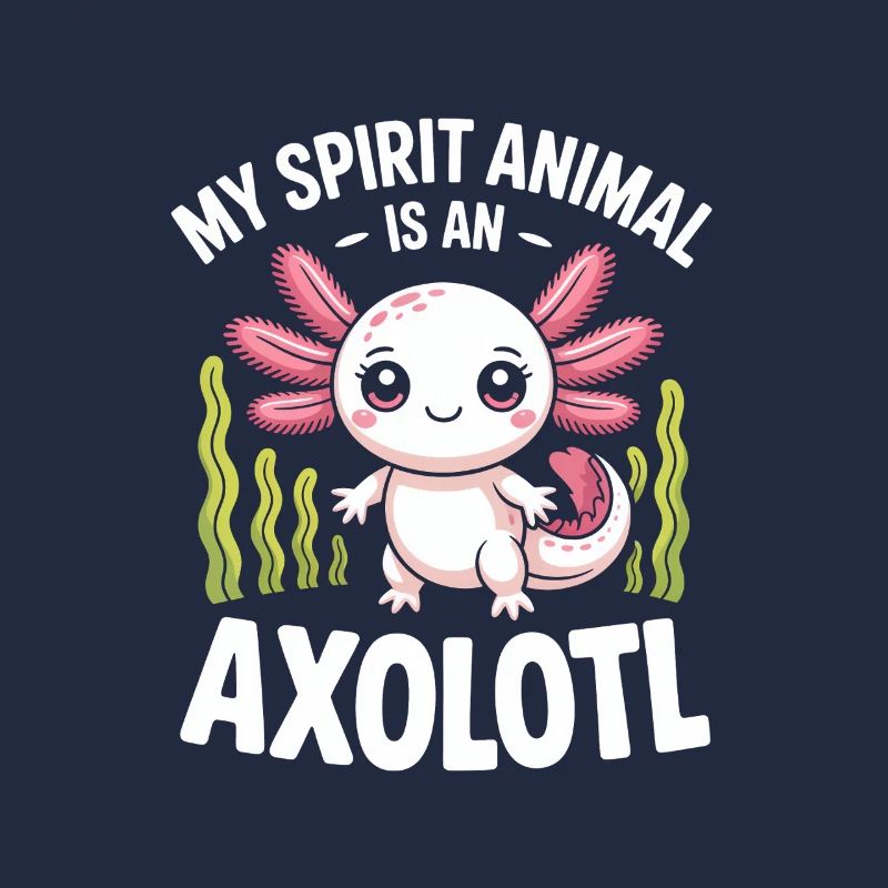 Axolotl Geisttier-Tee