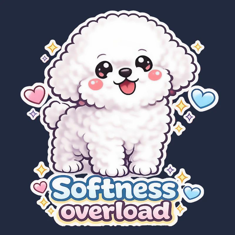 Surcharge de douceur - Design de chien Bichon mignon