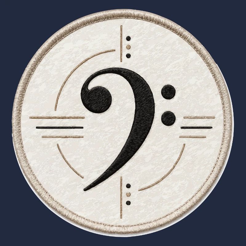 Bass clef on patch