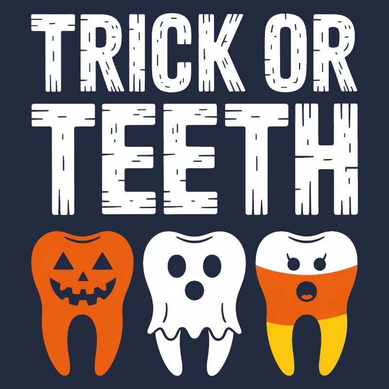 Trick oder Teeth Halloween-T-Shirt