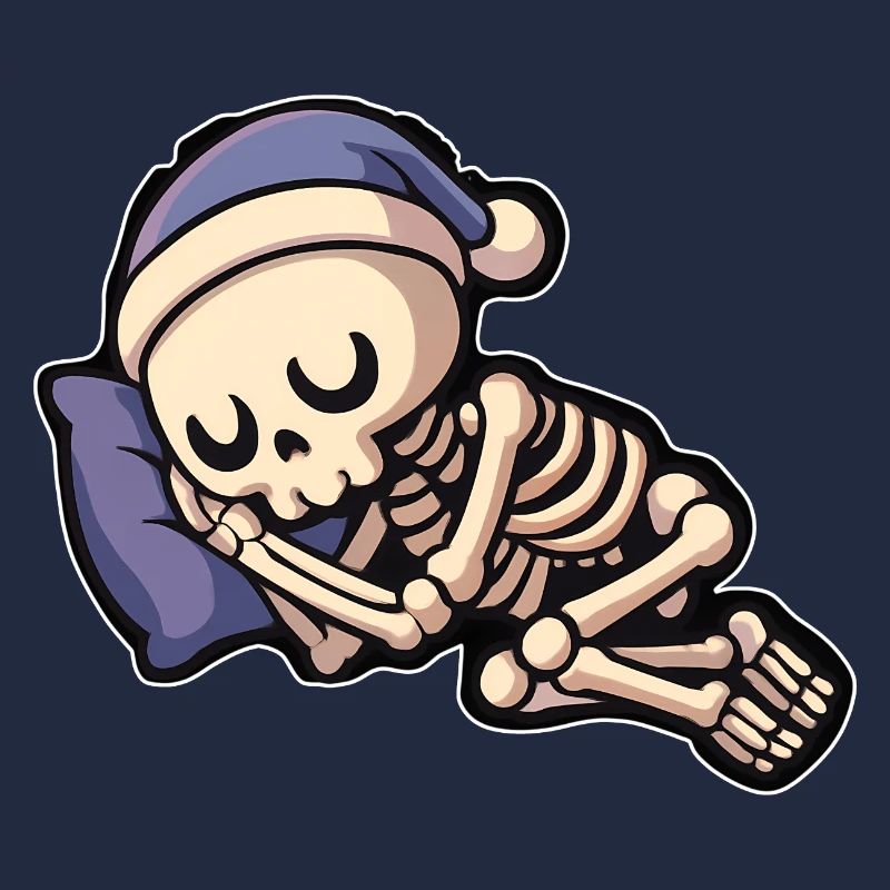 Cute bone sleeper with sleepy cap